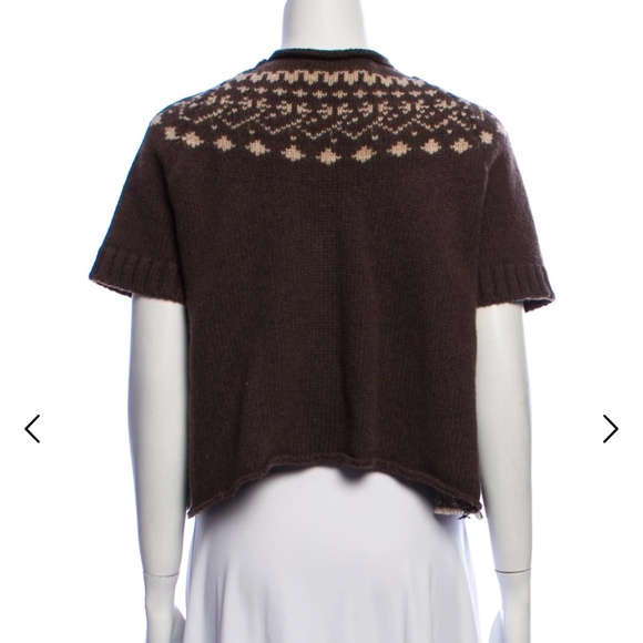 Hache Merino Wool Mock Neck Sweater Size: L | US10, IT46 - Picture 3 of 3